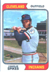 1974 Topps Baseball Cards      058      Charlie Spikes